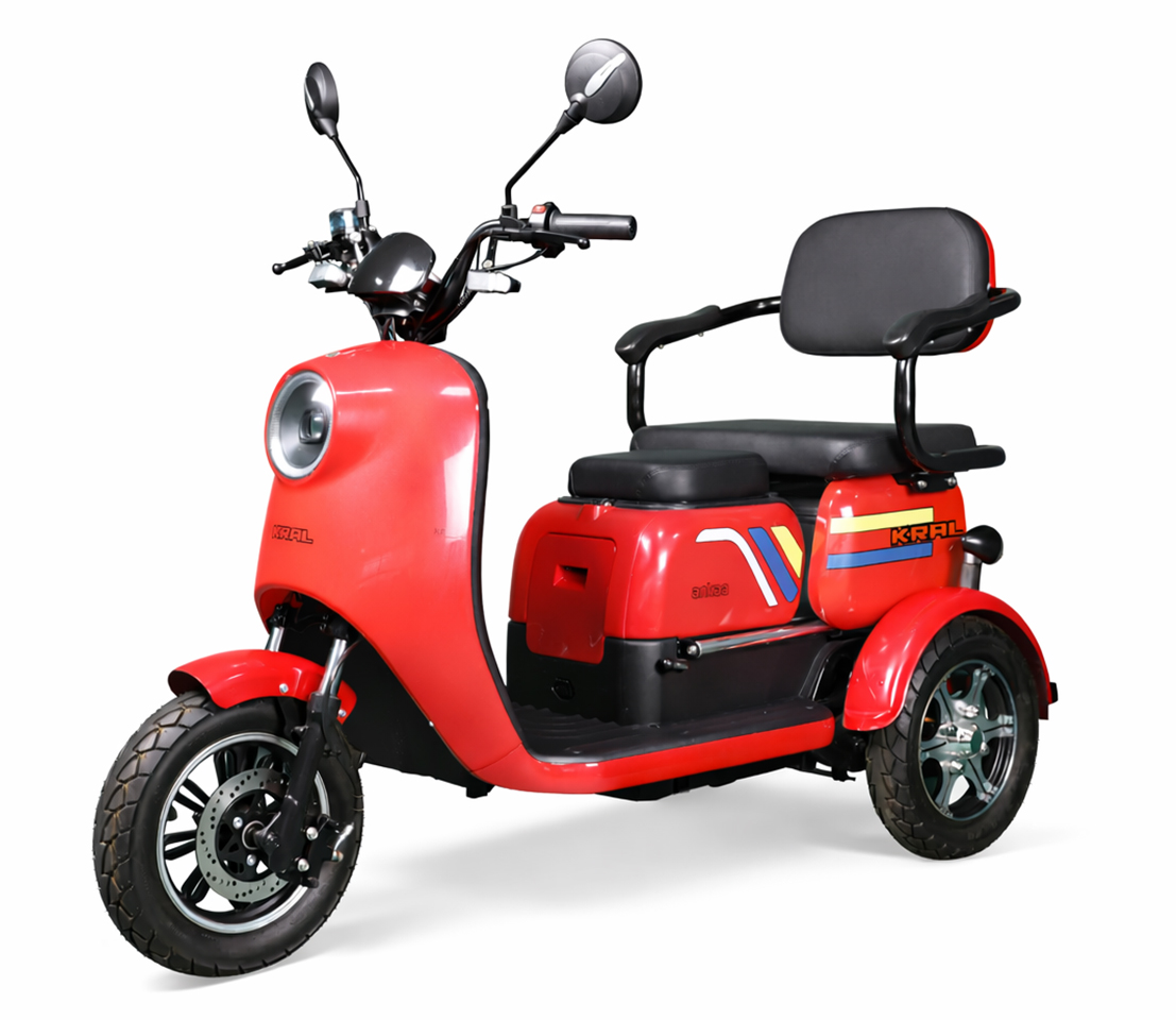 Elektrikli 3 Tekerli Mopedler